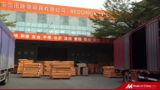 Colchón de cama de muelles Bonnell con doble almohada de espuma de látex para dormitorio de hotel de 5 estrellas de alta calidad fabricado en China