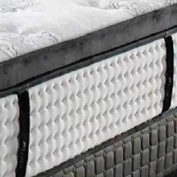 Colchón de muelles enrollable para cama de gel para dormir con cubierta tipo almohada tamaño king completo doble tejido de punto de alto grado ODM en una caja